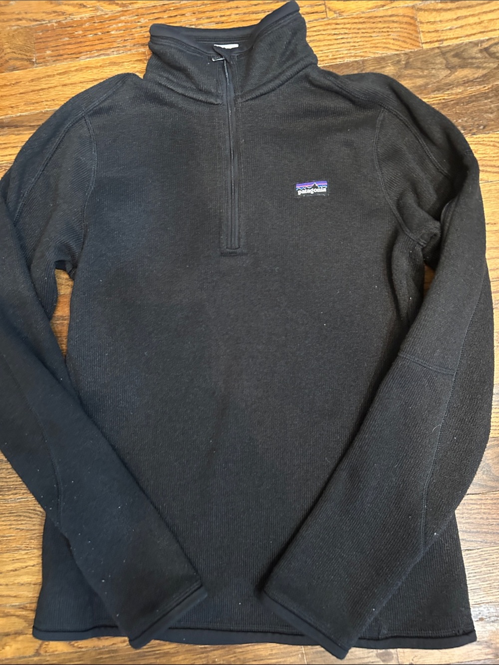 Patagonia Black Women's Quarter-Zip Thermal Pullover
